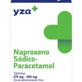 Yza Naproxeno, Paracetamol 275Mg/300Mg 15 Tabs